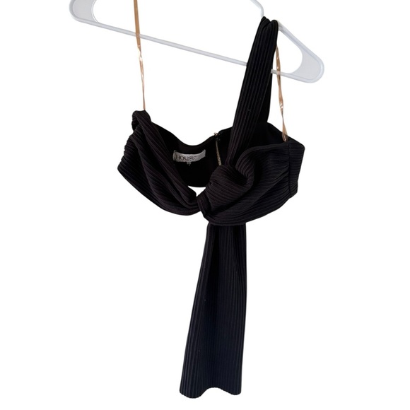 House of CB Marnelle Black Crop Top - Picture 6 of 9